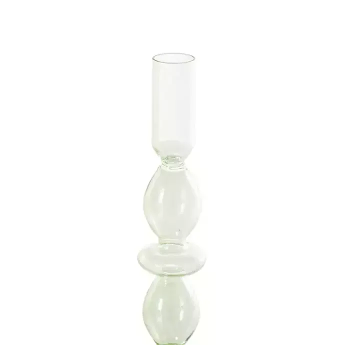 Clearance Kirklands Home Pastel Glass Taper Candle Holders, Set of 3