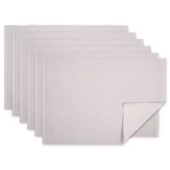 Hot Kirklands Home Pastel Lavender Fog Dobby Placemats, Set of 6 Purple