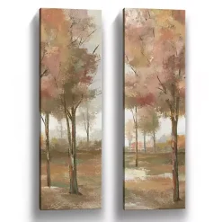 Outlet Kirklands Home Pastel Meadow Canvas Art Prints, Set of 2 Brown
