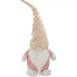 Hot Kirklands Home Pastel Pink Polka Dot Hat Gnome