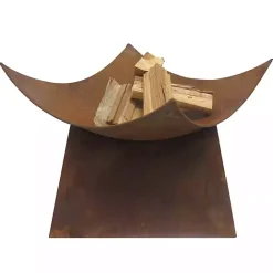 Discount Kirklands Home Patina Modern Open Fire Bowl Brown