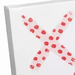 Clearance Kirklands Home Patterned XOXO Hearts Canvas Art Print