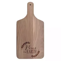 Best Kirklands Home Peace on Earth Cutting Board Brown
