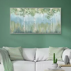 Best Kirklands Home Peaceful Oasis Framed Canvas Art Print Green