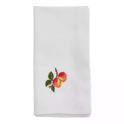 Sale Kirklands Home Peach Embroidered 4-pc. Napkin Set