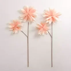 Online Kirklands Home Peach Foam Flower Sprays, Set of 2 Pink
