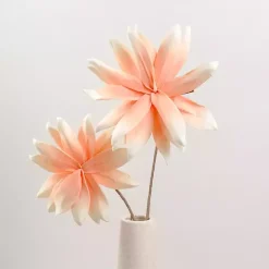 Online Kirklands Home Peach Foam Flower Sprays, Set of 2 Pink