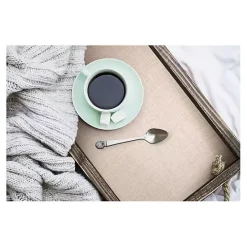 New Kirklands Home Peach Textured Faux Fabric Peel & Stick Wallpaper