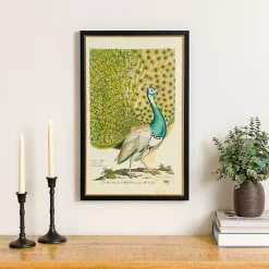 Sale Kirklands Home Peacock Framed Wall Art