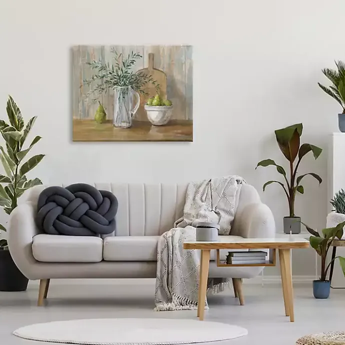 Sale Kirklands Home Pears and Greenery Still Life Canvas Art Print