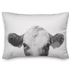Clearance Kirklands Home Peeping Cow Indoor/Outdoor Lumbar Pillow