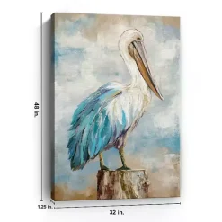 Outlet Kirklands Home Pelican Perch Canvas Art Print, 32x48 in.