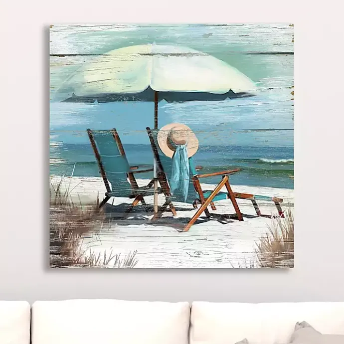 Clearance Kirklands Home Perfect Spot Canvas Art Print, 20x20 in. Blue