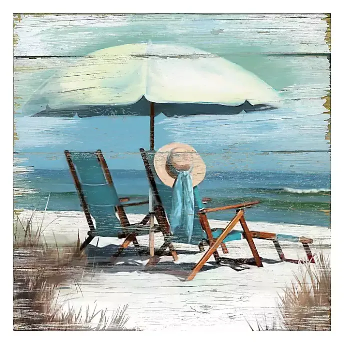 Clearance Kirklands Home Perfect Spot Canvas Art Print, 20x20 in. Blue