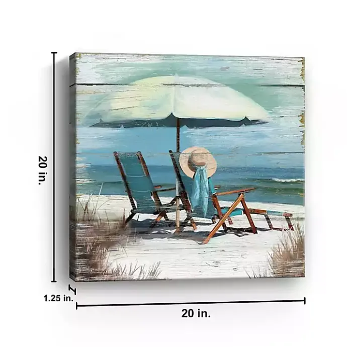 Clearance Kirklands Home Perfect Spot Canvas Art Print, 20x20 in. Blue