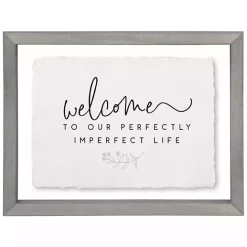 Online Kirklands Home Perfectly Imperfect Life Wall Plaque