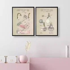 Best Kirklands Home Perfume Patent Framed Art Print
