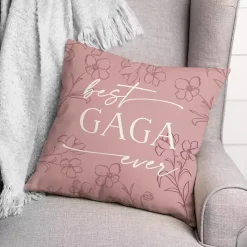 Sale Kirklands Home Personalized Best Ever Outdoor Pillow Pink