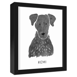 Best Kirklands Home Personalized Black Labrador Canvas Wall Plaque