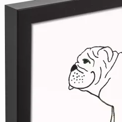 Outlet Kirklands Home Personalized Bulldog Framed Wall Plaque