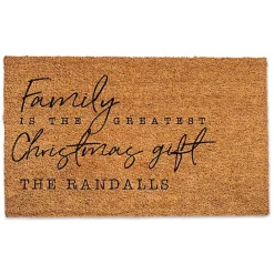 Online Kirklands Home Personalized Christmas Gift Coir Doomat