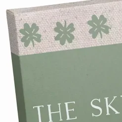 Sale Kirklands Home Personalized Clover Stripe Irish Canvas Print