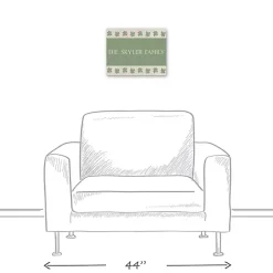 Sale Kirklands Home Personalized Clover Stripe Irish Canvas Print