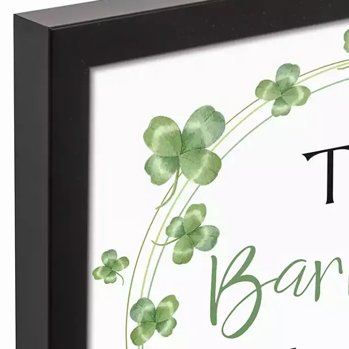 Online Kirklands Home Personalized Clover Wreath Framed Art Print