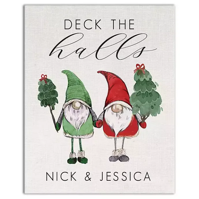 Sale Kirklands Home Personalized Deck the Halls Gnome Wall Plaque