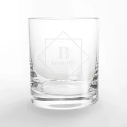 Clearance Kirklands Home Personalized Diamond Whiskey Glasses, Set of 2