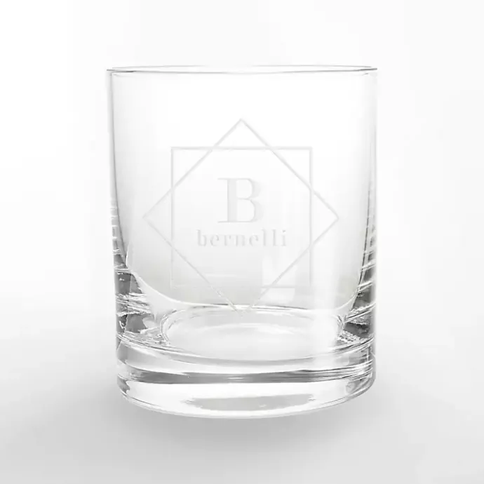 Clearance Kirklands Home Personalized Diamond Whiskey Glasses, Set of 2