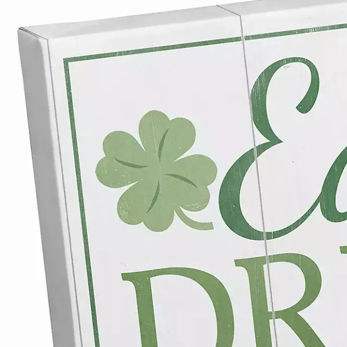 Online Kirklands Home Personalized Eat Drink and Be Irish Canvas Print