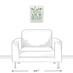 Online Kirklands Home Personalized Eat Drink and Be Irish Canvas Print