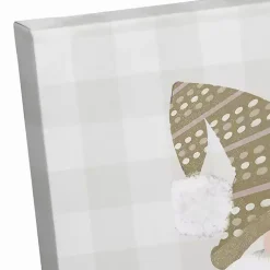 Sale Kirklands Home Personalized Fall Gnome Monogram Canvas Art Print