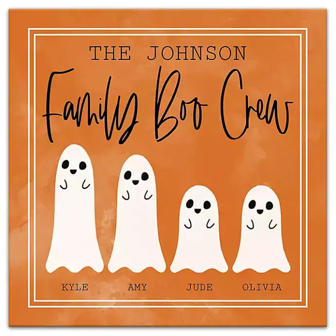 Outlet Kirklands Home Personalized Family Boo Crew Halloween Wall Art