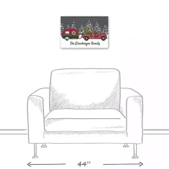 Sale Kirklands Home Personalized Family Christmas Truck Wall Plaque