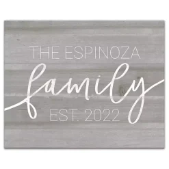 Online Kirklands Home Personalized Family Dated Canvas Wall Art