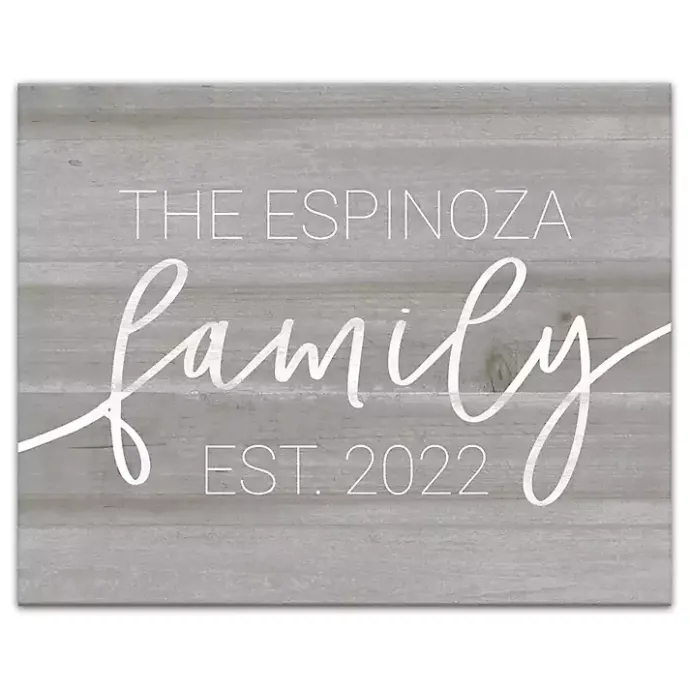 Online Kirklands Home Personalized Family Dated Canvas Wall Art