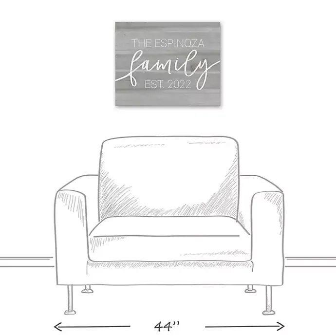 Online Kirklands Home Personalized Family Dated Canvas Wall Art