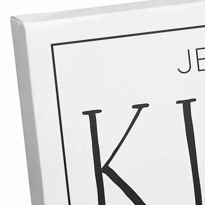 Outlet Kirklands Home Personalized Family Kitchen Co. Canvas Wall Plaque