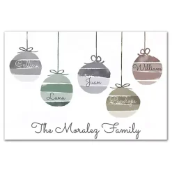 Sale Kirklands Home Personalized Family Ornaments Canvas Art Print