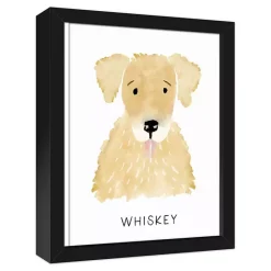 New Kirklands Home Personalized Golden Retriever Canvas Wall Plaque