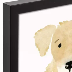 New Kirklands Home Personalized Golden Retriever Canvas Wall Plaque