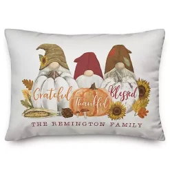 Outlet Kirklands Home Personalized Grateful Gnomes Outdoor Lumbar Pillow