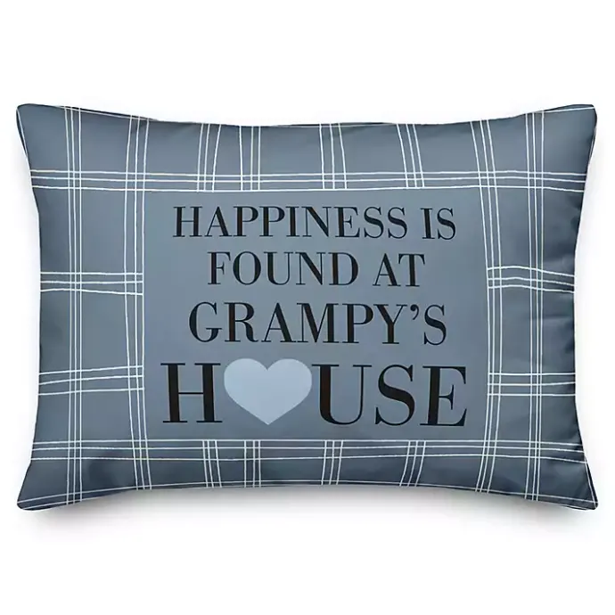 Sale Kirklands Home Personalized Happiness Found Here Outdoor Pillow