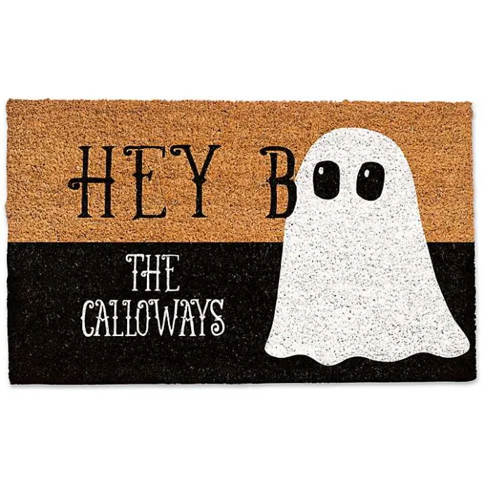 Hot Kirklands Home Personalized Hey Boo Halloween Doormat
