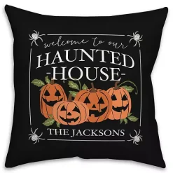 Outlet Kirklands Home Personalized Jack O Lanterns Halloween Pillow