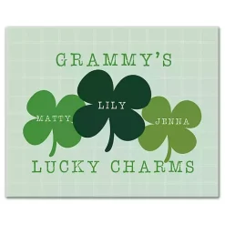 Outlet Kirklands Home Personalized Lucky Charms Canvas Wall Plaque