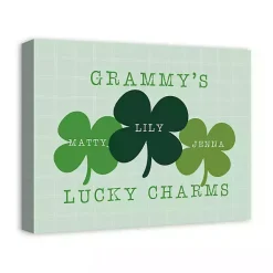 Outlet Kirklands Home Personalized Lucky Charms Canvas Wall Plaque