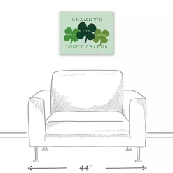 Outlet Kirklands Home Personalized Lucky Charms Canvas Wall Plaque